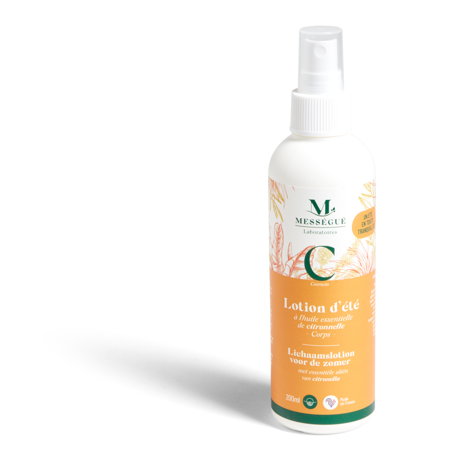 Lotion d'été anti-moustiques - Huiles essentielle de citronnelle