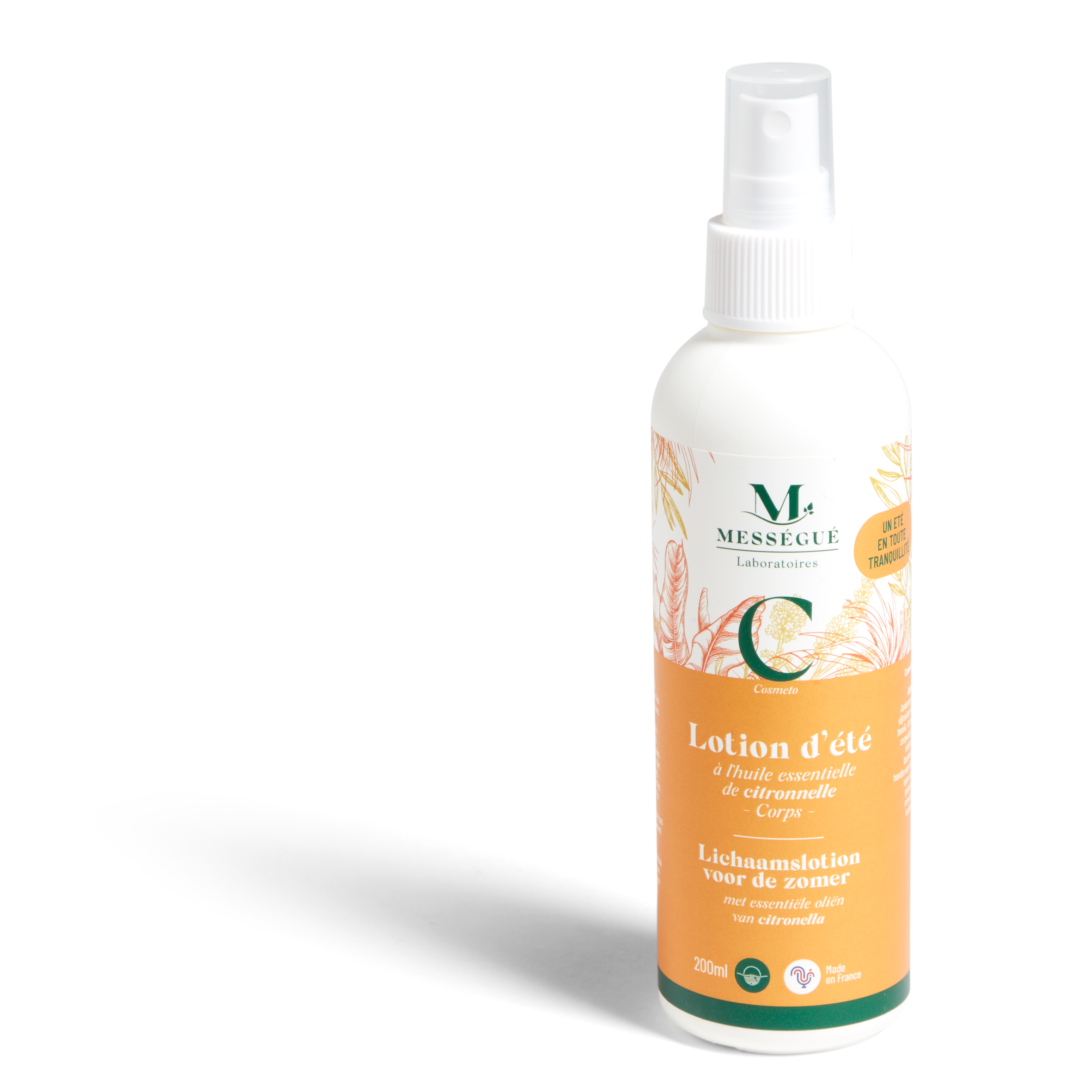 Lotion d'été anti-moustiques - Huiles essentielle de citronnelle
