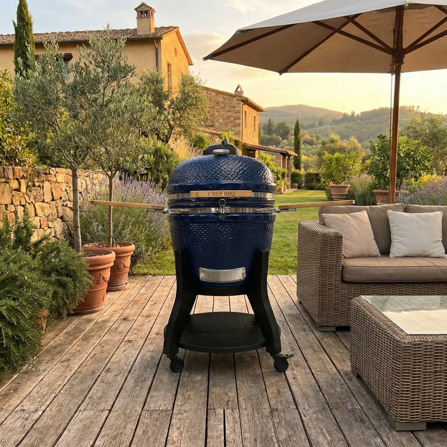Kamado convivial
