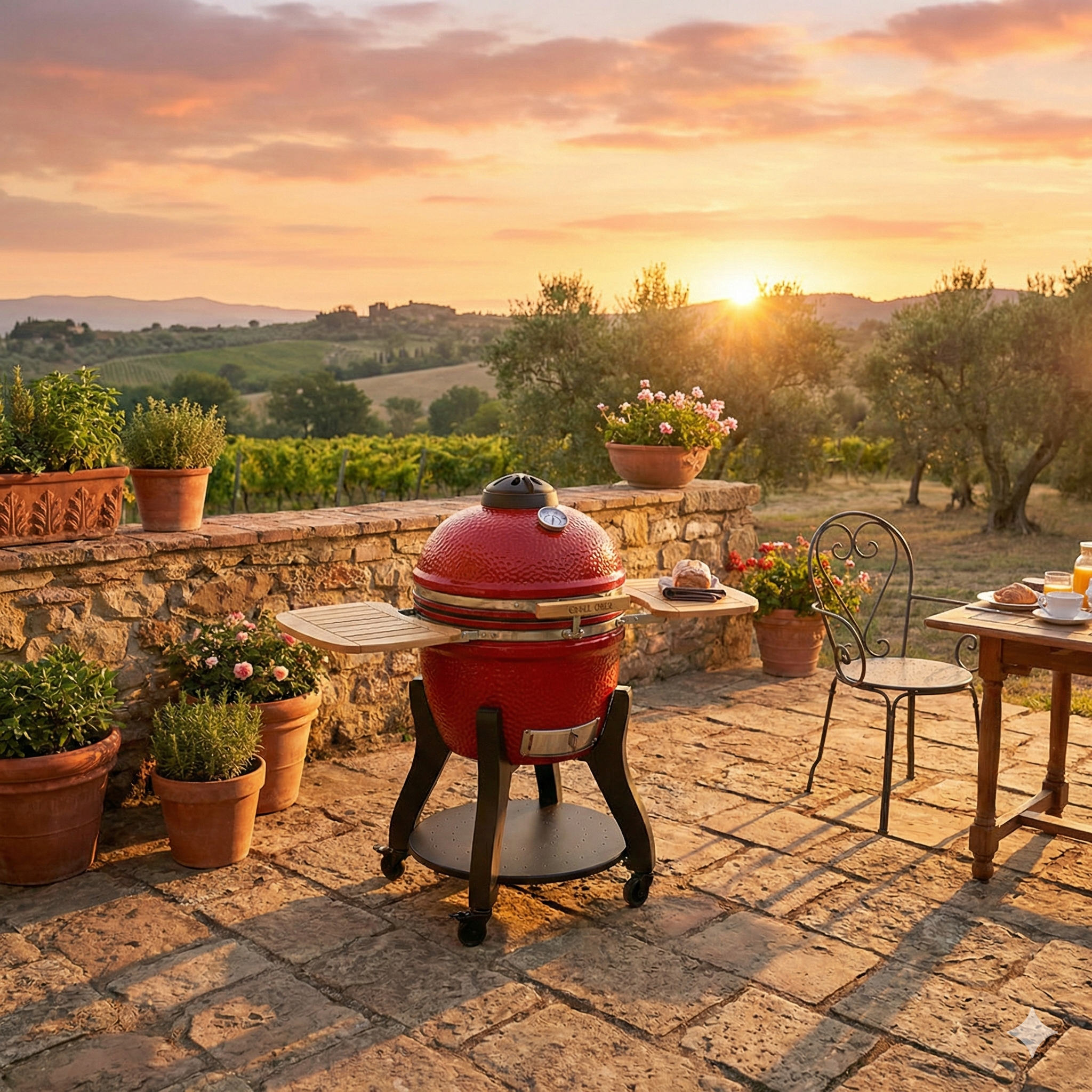 Kamado convivial