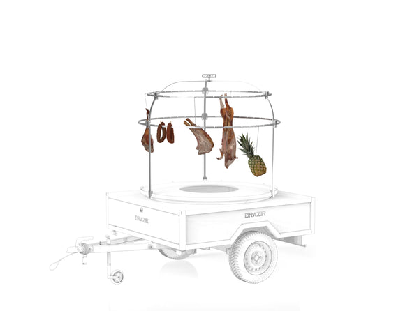 Cage de cuisson pour remorque - BRAZIR