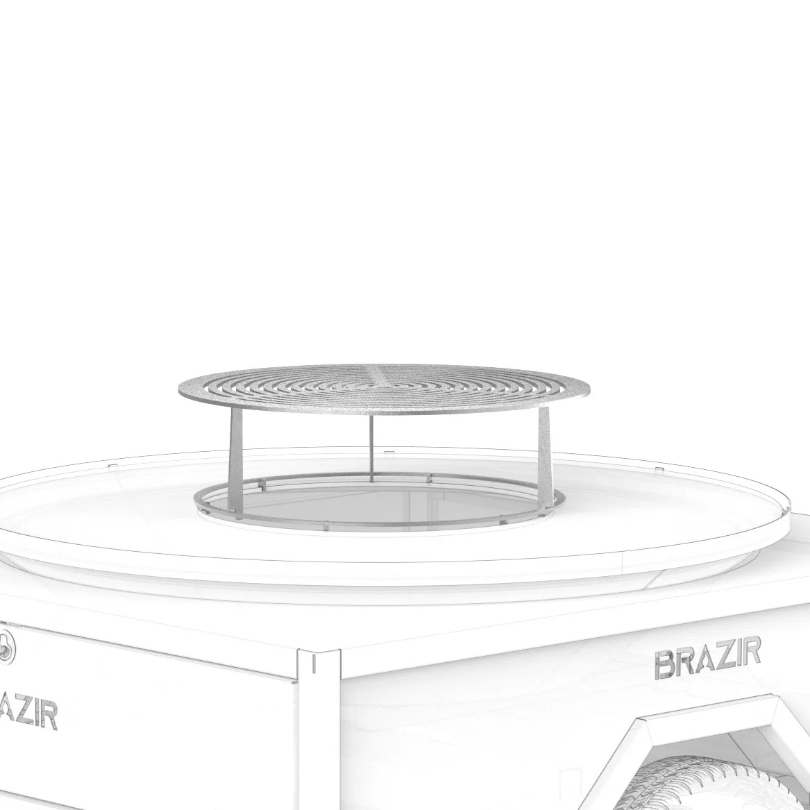 Grille de cuisson & anti-chute 1er étage 750mm